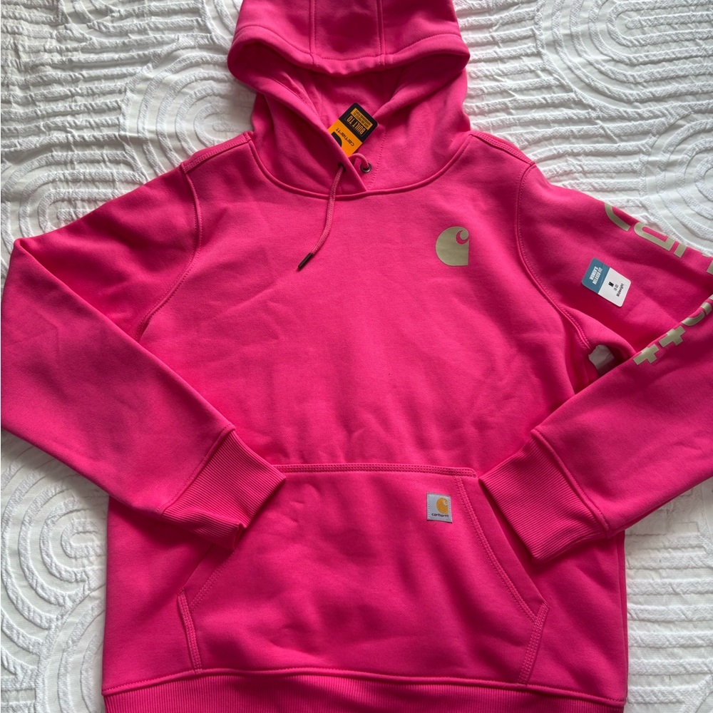 Carhartt Bright Pink Graphic Sweatshirt